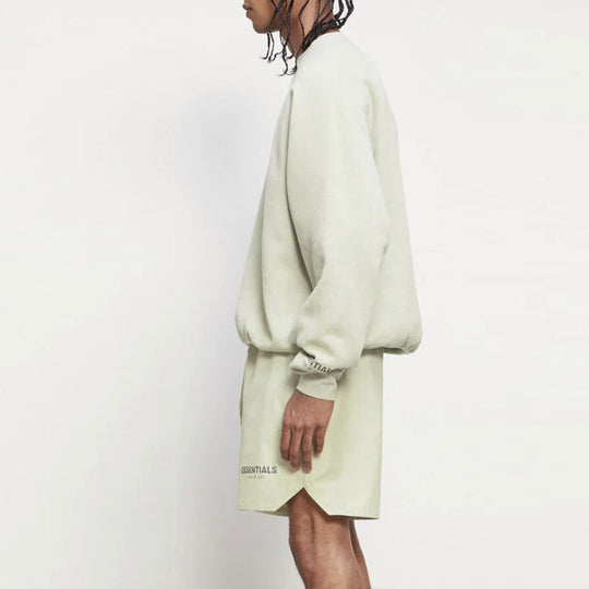 Fear of God Essentials SS20 Crew Neck Swea Cream FOG-SS20-296