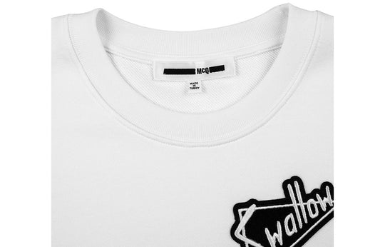 MCQ Swallow logo Sweatshirt 'White' S33EAKT05