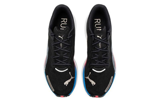 Puma Deviate Nitro 2 Ultra Blue Fire Orchid Black Men Running Shoes  376807-13 
