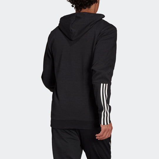 Men's adidas Dk Fz Hd Casual Sports Knit Jacket Black GS1581 - KICKS CREW