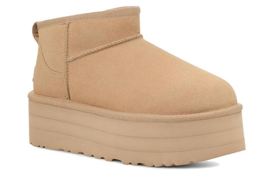 WMNS)UGG Classic Ultra Mini Platform 'Driftwood' 1135092-DRI