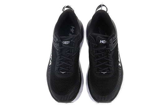 (WMNS) HOKA ONE ONE Bondi 7 'Black White' 1110519-BWHT