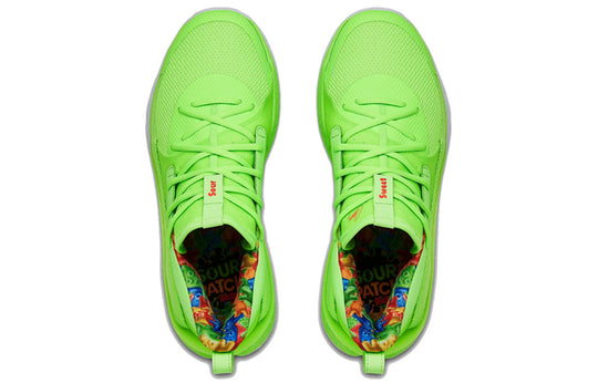 Under Armor Curry 7 Sour Patch Kids Lime Men's 9