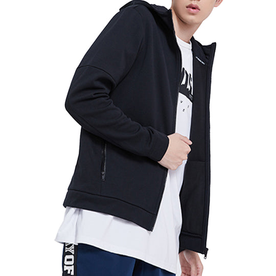 Li-Ning Logo Cardigan Black AWDQ063-1