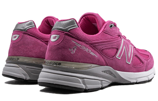 WMNS) New Balance 990v4 Made in USA 'Pink Ribbon' W990KM4 - KICKS CREW