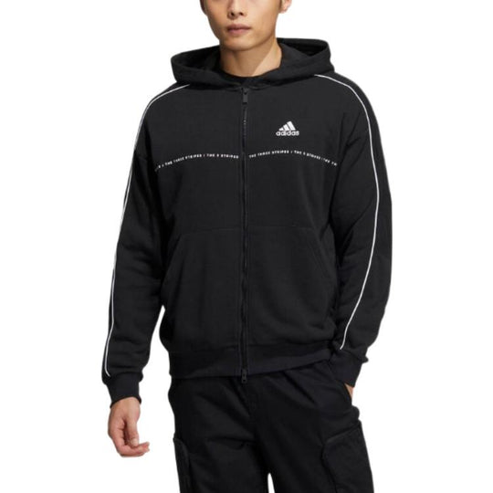 adidas Word SWT Full-Zip Hoodie 'Black' IA9435