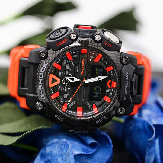 Men's CASIO G-SHOCK Astronaut Series New Bluetooth Waterproof Quartz Watch Red/Black ER GR-B200-1A9 Watches - KICKSCREW