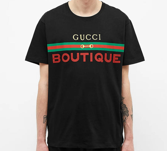 Men's GUCCI Boutique Printing Black 623244-XJCKX-1082 - KICKS CREW