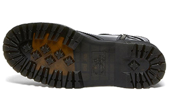 Dr. Martens Jadon Hardware Leather Platform Boot in Black