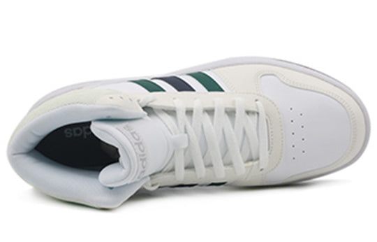 adidas neo Hoops 2.0 Mid 'White Green' FW9348