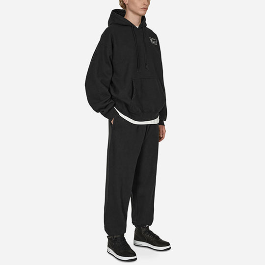 Nike x Stussy Crossover Solid Color Logo Alphabet Embroidered Casual  Pullover US Edition Unisex Black DN4028-010