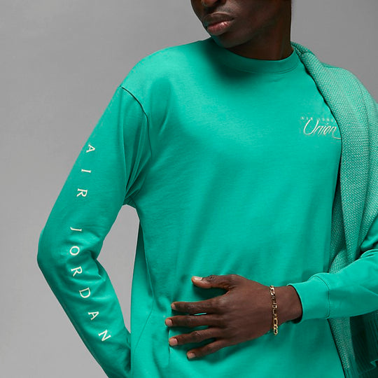 Air Jordan Long-Sleeve Tee x Union 'Kinetic Green' DV7342-370