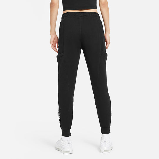 WMNS) Nike Air Logo Printing Big Pocket Bundle Feet Sports Pants/Trou -  KICKS CREW