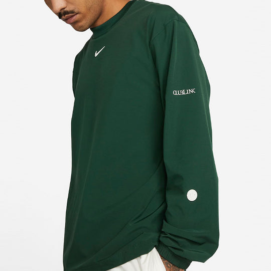 Nike x NOCTA Long Sleeve Woven Pullover 'Green White' DJ5584-397