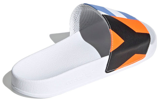 adidas Y-3 Adilette Unisex Slippers 'White Blue Orange' FW9742