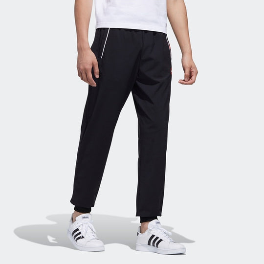 adidas neo M Artist Tp Casual Sports Bundle Feet Long Pants Black FS64 ...