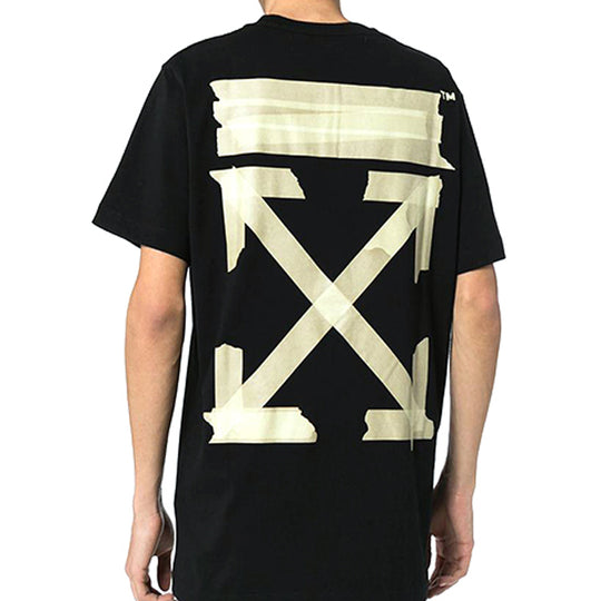 Off-White Arrows Sketch Tape Short Sleeve OMAA027R201850021048 - KICKS CREW