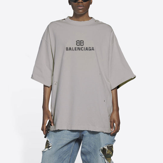 Balenciaga Men's Cities Oversized Logo-Print T-Shirt