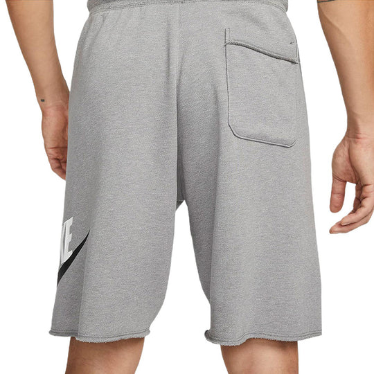 Nike As Nike Sportswear Spe Ft Alumni Short Logo 'Grey' DM6818-029 ...