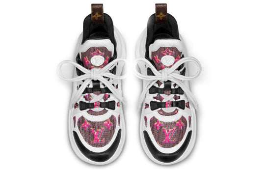 WMNS) LOUIS VUITTON LV Archlight 'Pinkred Black White' 1A5SQ9 - KICKS CREW