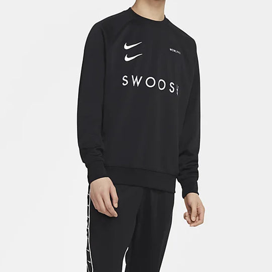 Nike Sportswear Swoosh Sweatshirt For Men Black CJ4841-010