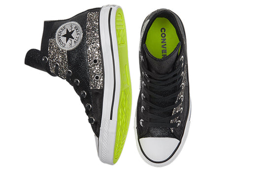 (WMNS) Converse Chuck Taylor All Star High 'Black Glitter' 569427C