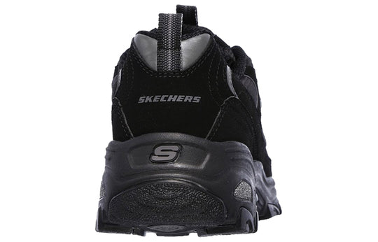 (WMNS) Skechers D lites Sports Shoes Black 11930-BBK - KICKS CREW