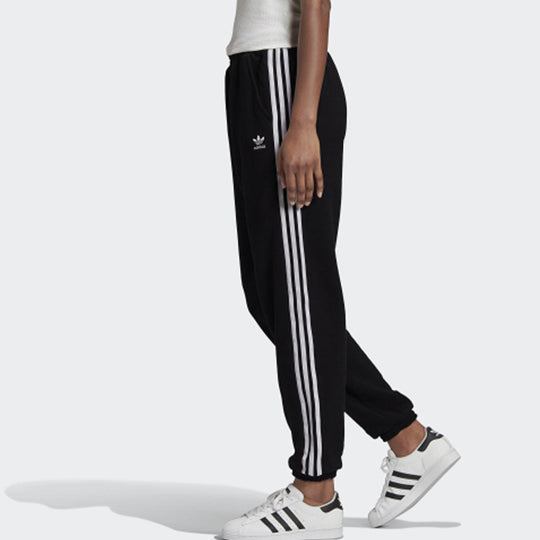 WMNS) adidas originals Casual Sports Pants/Trousers/Joggers Black