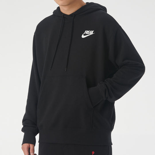 Nike Giannis Solid Color Pullover hooded Alphabet Black CZ0440-010 ...