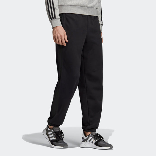 adidas Loose Knit Breathable Stripe Casual Sports Pants Black EI4898 ...