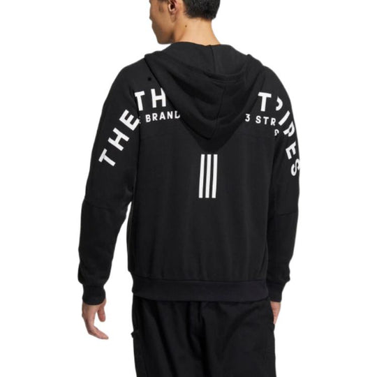 adidas Word SWT Full-Zip Hoodie 'Black' IA9435