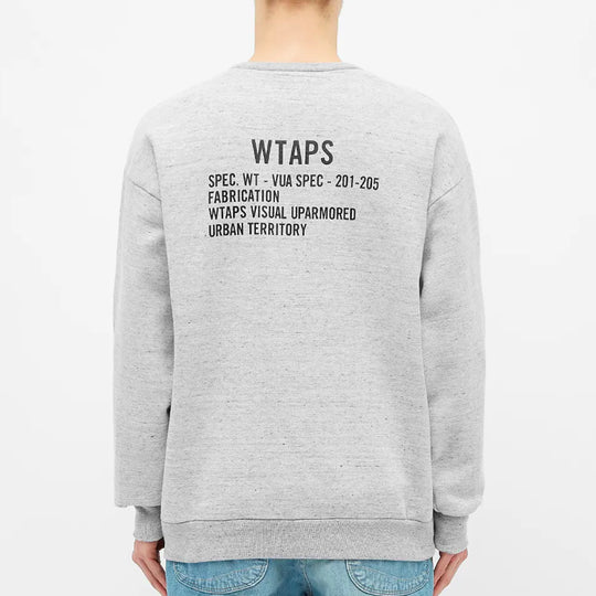 WTAPS Academy Crew Neck / Sweatshirt. Copo Letters Printed