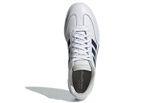 NEW - Adidas Mens Vl Court 2.0 Sneaker, Collegiate Navy/White/White, 8.5 US