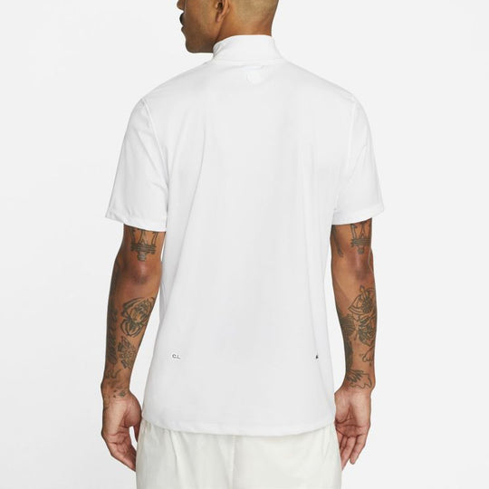 Nike x Drake NOCTA Golf Mock Neck Top 'White' DJ5576-100