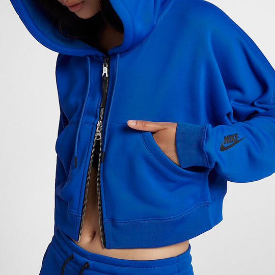 (WMNS) Nike NRG FZ Hoodie 'Blue' 923850-439