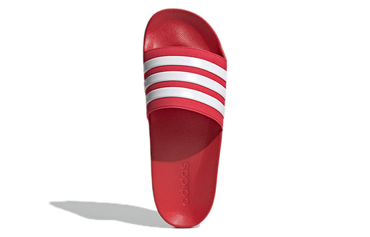 adidas Adilette Shower Slides 'Scarlet White' FY7815 - KICKS CREW