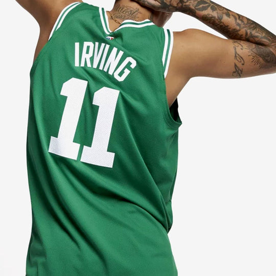 Celtics No11 Kyrie Irving Green Basketball Swingman City Edition 2019/20 Jersey