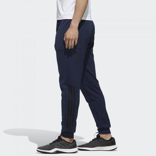 Men's adidas Logo Bundle Feet Sports Pants/Trousers/Joggers Blue ED194 ...