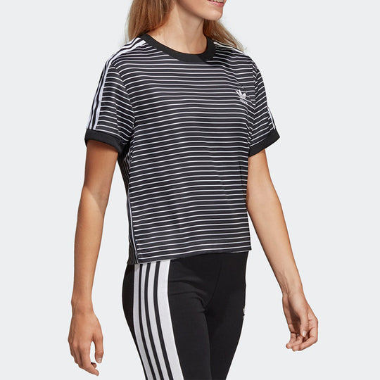 (WMNS) adidas originals 3 Stripes Printing Black DU9869 - KICKS CREW