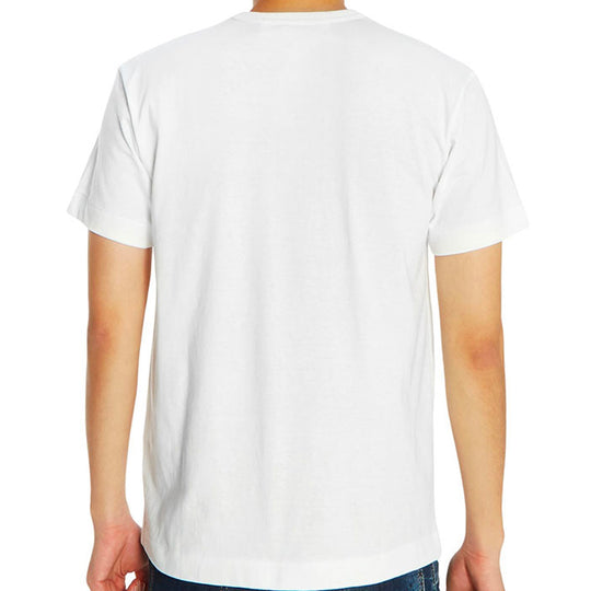 COMME des GARCONS PLAY Inverted Text T-Shirt 'White' AZ-T068-051-1