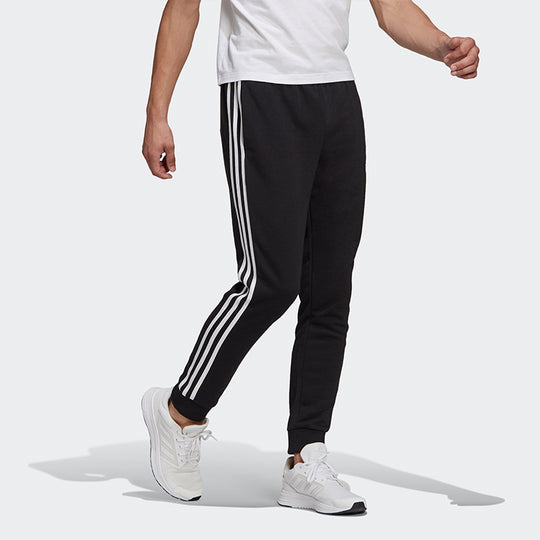 adidas M 3s Ft Tc Pt Stripe Sports Pants Black GK8831 - KICKS CREW