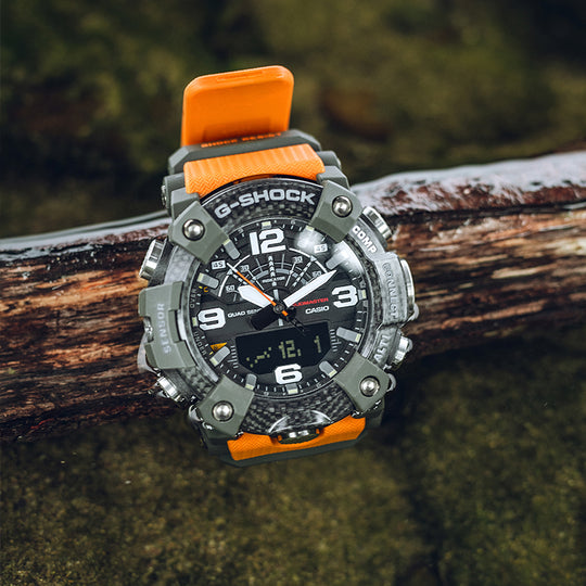 Casio g shock online mudmaster orange