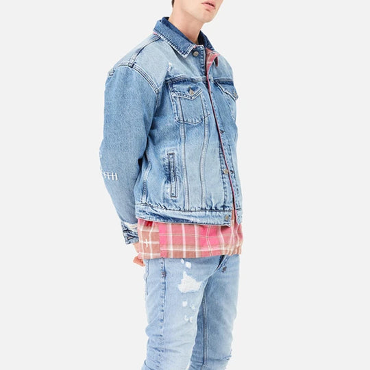 KITH X KSUBI OH.G Double Sided Denim Jacket Unisex Blue KS5000004961