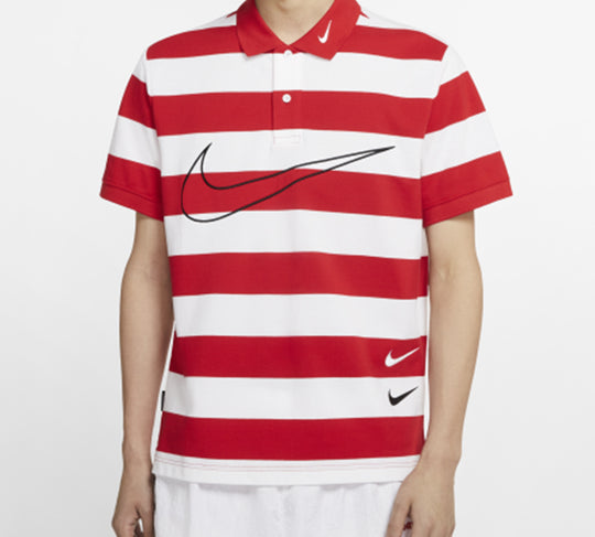 Men's Los Angeles Angels Nike Red 2022 City Connect Striped Performance Polo