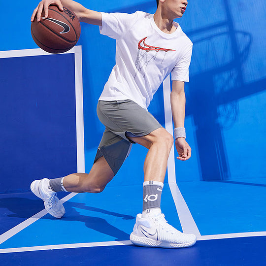 Nike Dri-FIT Quick Dry Basketball Sports Gym Shorts Gray CN5299-065 ...