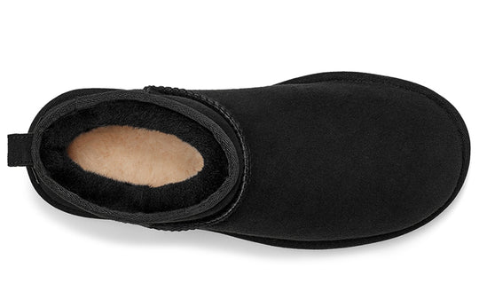 (WMNS) UGG Classic Ultra Mini 'Black' 1116109-BLK