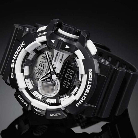 CASIO G-Shock Analog-Digital 'Black White' GA-400-1A