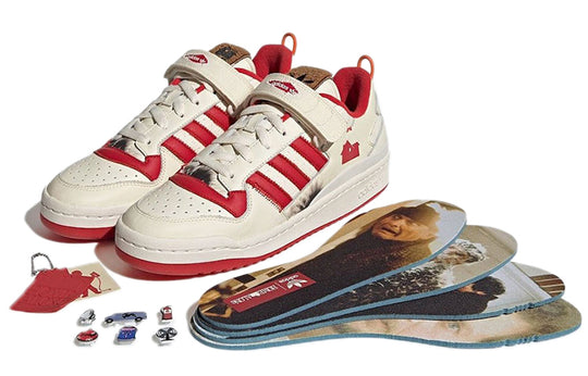 adidas originals Forum 84 Low Home Alone Retro Sneakers White/Red Unisex  GZ4378