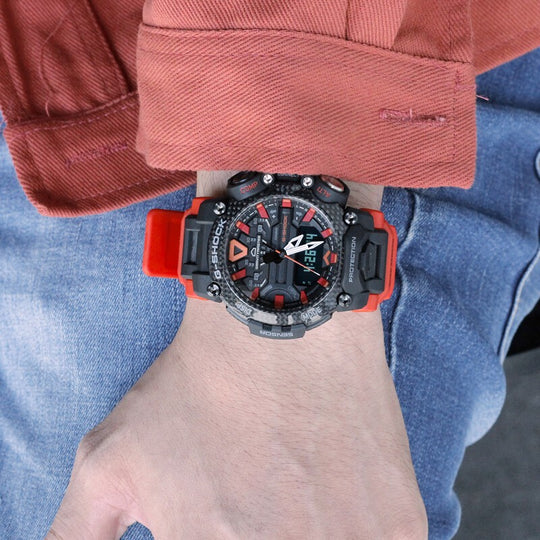 Men's CASIO G-SHOCK Astronaut Series New Bluetooth Waterproof Quartz Watch Red/Black ER GR-B200-1A9 Watches - KICKSCREW