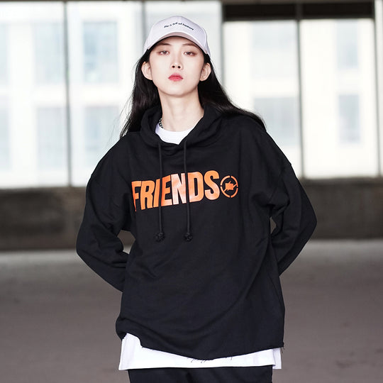 VLONE x Fragment Design Unisex Frineds Logo Black/Orange VLHD17FW005